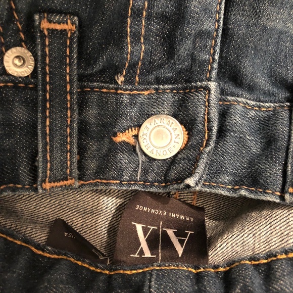 Armani Sz 26 blue jeans regular straight leg - Picture 3 of 5
